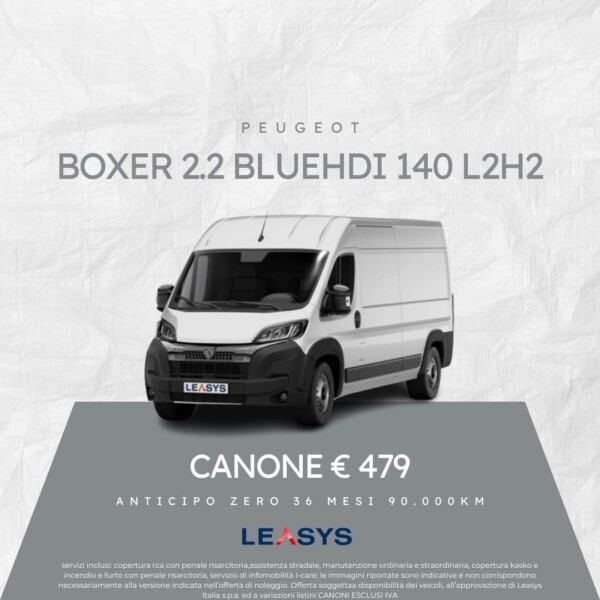 BOXER 2.2 BLUEHDI 140 L2H2