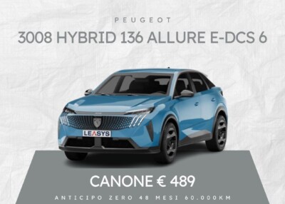 Peugeot 3008 Hybrid 136 Allure E-DCS 6