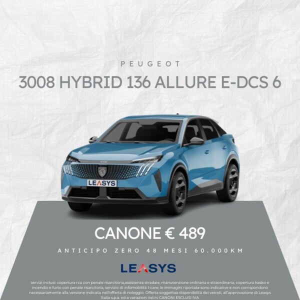 Peugeot 3008 Hybrid 136 Allure E-DCS 6