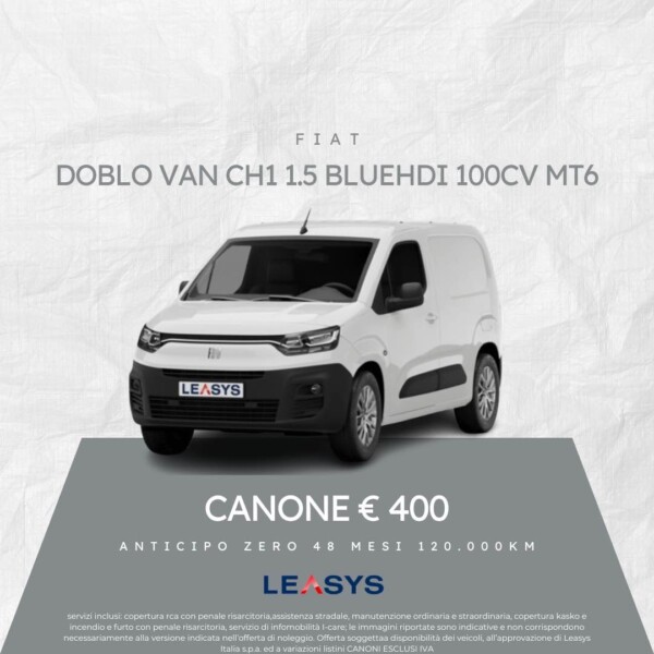 DOBLO VAN CH1 1.5 BLUEHDI 100CV MT6